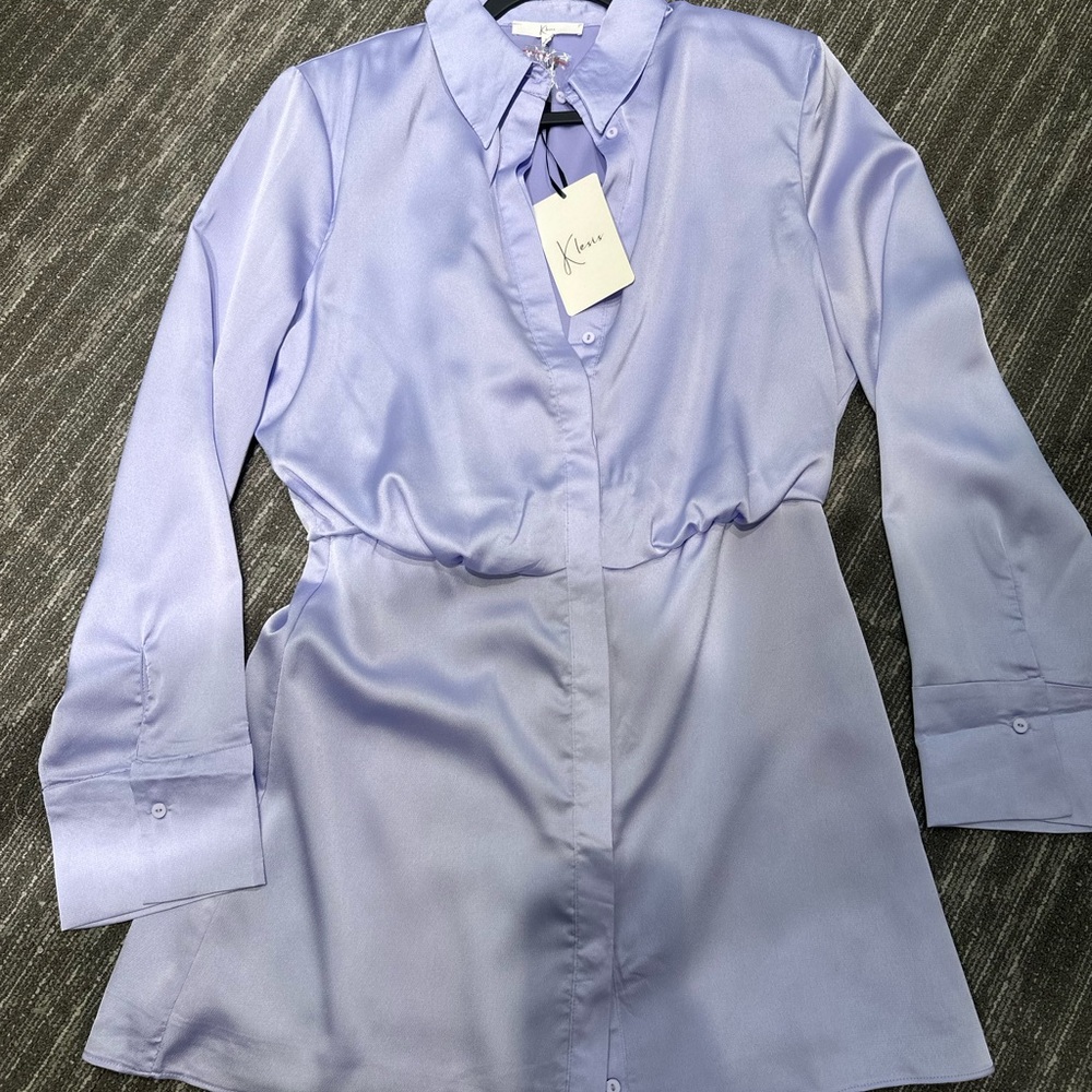 Lavender Long Sleeve Dress